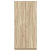 vidaXL Wardrobe Sonoma Oak 90x52x200 cm Engineered Wood
