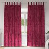 vidaXL Velvet Curtains 2 pcs Wine red 260 x 140 cm Velvet