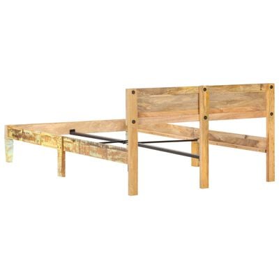vidaXL Bed Frame Solid Reclaimed Wood 120x200 cm