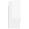 vidaXL Wall Cabinet High Gloss White 60x31x70 cm Engineered Wood