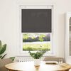 vidaXL Pleated Blind Black 70x150 cm Fabric Width 69.4 cm Polyester