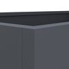 vidaXL Planter Anthracite 62x40x39 cm Steel