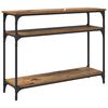 vidaXL Console Table Old Wood 100 x 29 x 75 cm Engineered Wood