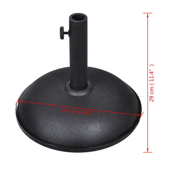 vidaXL Concrete Parasol Base Umbrella Holder 11kg