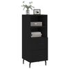 vidaXL Sideboard Black 34.5x34x90 cm Engineered Wood