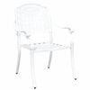 vidaXL Garden Dining Set 5 pcs White Aluminium