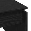 vidaXL Coffee Table Black Oak 68 x 50 x 38 cm Engineered Wood