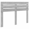 vidaXL Bed Frame Grey Sonoma 140 x 200 cm Solid Pine Wood