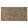 vidaXL Area Rug Natural and Black 100 x 200 cm Jute