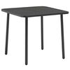 vidaXL Outdoor Table | Dark Grey | E-coated and Powder-Coated Steel