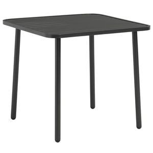 vidaXL Outdoor Table | Dark Grey | E-coated and Powder-Coated Steel