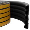 vidaXL Self-Adhesive Window Seal Black 12 x 10 mm 25 m EPDM Foam