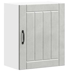 vidaXL Kitchen Wall Cabinet "Lucca" Concrete Grey Engineered Wood