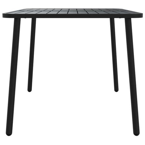 vidaXL Garden Table Anthracite 110x80x71 cm Steel