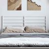 vidaXL Metal Headboard White 135 cm