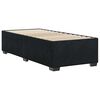 vidaXL Bed Frame without Mattress Black&nbsp;Single&nbsp;Velvet