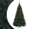 vidaXL Artificial Christmas Tree Dark Green with Bauble 180 cm