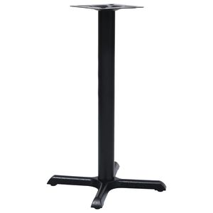 vidaXL Bistro Table Leg Black 56x56x72 cm Cast Iron