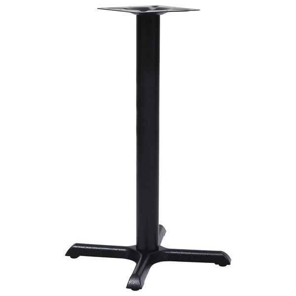 vidaXL Bistro Table Leg Black 56x56x72 cm Cast Iron