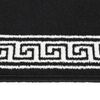 vidaXL Runner Rug BCF Black with Motif 60x200 cm