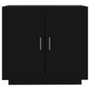 vidaXL Sideboard Black 80x40x75 cm Engineered Wood