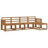 vidaXL Outdoor Sofa Set 5 pcs Natural Solid Acacia Wood