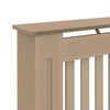 vidaXL Radiator Cover 2 pcs Brown 152 x 19 x 81.5cm Engineered Wood
