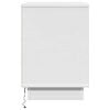 vidaXL Bedside Cabinet White 50 x 34.5 x 50 cm Engineered wood