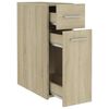 vidaXL Apothecary Cabinet Sonoma Oak 20x45.5x60 cm Engineered Wood