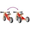 vidaXL Balance Bike for Children 2-in-1 Red