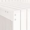 vidaXL Balcony Set 2-Seater White Solid Wood Pine