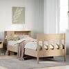 vidaXL Bookcase Bed without Mattress 75x190 cm Small Single Solid Wood Pine