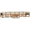 vidaXL Outdoor Sofa Set 7 pcs Natural Solid Acacia Wood