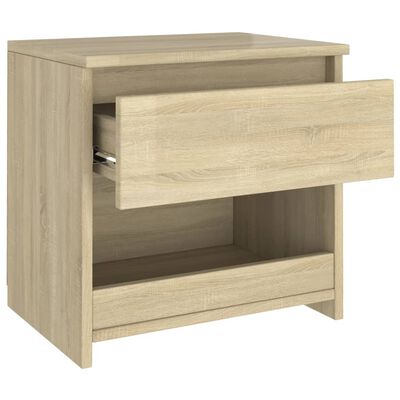 vidaXL Bedside Cabinets 2 pcs Sonoma Oak 40x30x39 cm Chipboard