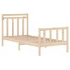 vidaXL Bed Frame without Mattress 90x190 cm Single Solid Wood