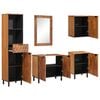 vidaXL Bathroom Sets 5 pcs Acacia Brown Winish Solid Mango Wood