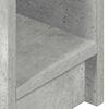 vidaXL Bedside Cabinet with Drawer Concrete Grey 20x36x60 cm