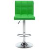 vidaXL Bar Stools 2 pcs Green Faux Leather