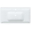 vidaXL Bathroom Sink White 91.5x48x23 cm Rectangular Ceramic