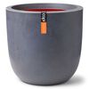 Capi Egg Planter "Urban Smooth" 54x52 cm Dark Grey