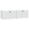 vidaXL Wall-Mounted TV Cabinet White 98 x 31 x 30 cm Engineered Wood