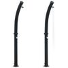 vidaXL Solar Shower Black 214 cm 20 L