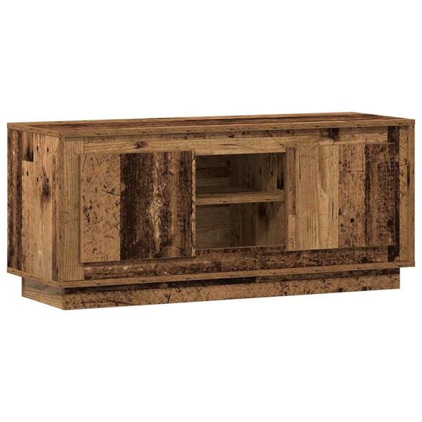 vidaXL TV Cabinet Old Wood 102 x 35 x 45 cm Engineered Wood