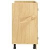 vidaXL Cabinet SKI Honey Brown 80 x 46 x 81.5 cm Solid Pine Wood