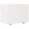 vidaXL Garden Planter White 90x60x72.5 cm Solid Wood Pine