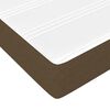 vidaXL Pocket Spring Bed Mattress Medium Dark Brown 140x190x20 cm Fabric