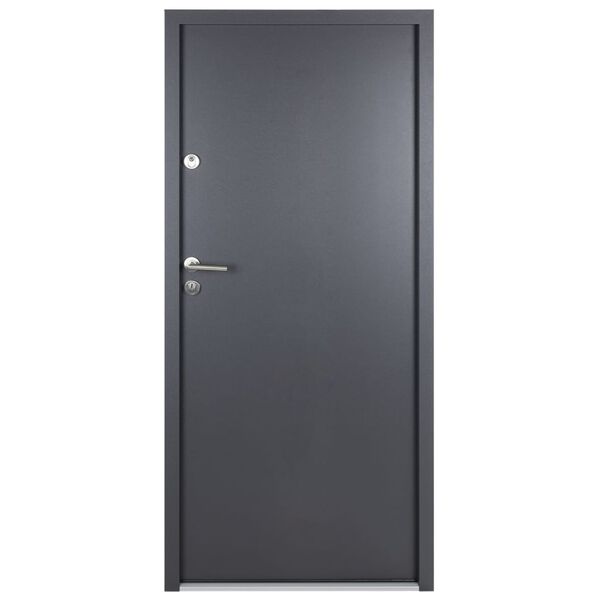 vidaXL Front Door Anthracite 100x200 cm Aluminium