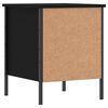 vidaXL Bedside Cabinet Black 40x42x50 cm Engineered Wood