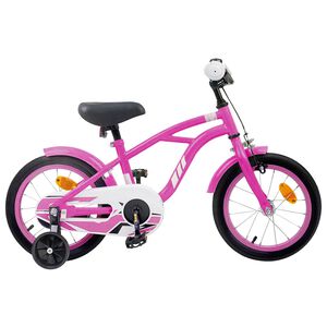 vidaXL Kids Bike 16 Inches for 4-6 Years Old Dark Pink