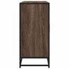 vidaXL Sideboard Brown Oak 134x35x76 cm Engineered Wood